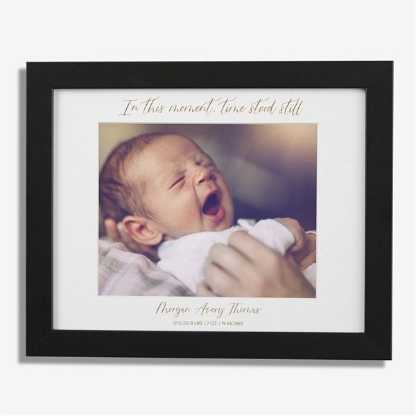 New Baby Personalized Matted Photo Frames - 31155