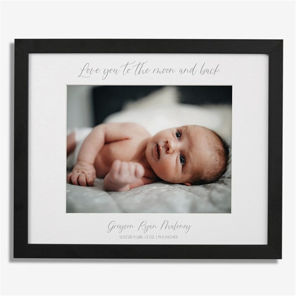 New Baby Personalized Matted Photo Frames - 31155
