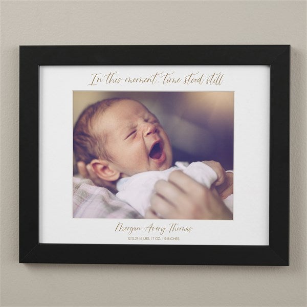 New Baby Personalized Matted Photo Frames - 31155