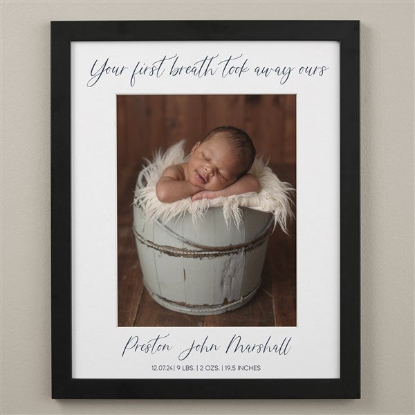 New Baby Personalized Matted Photo Frames - 31155
