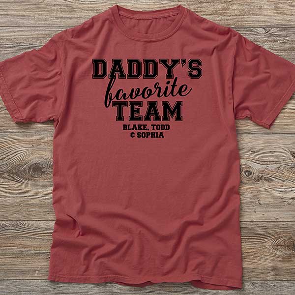 Dad's Favorite Team Personalized Men's Shirts - 31157