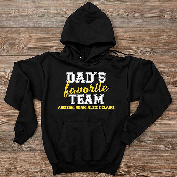 Dad's Favorite Team Personalized Men's Sweatshirts - 31159