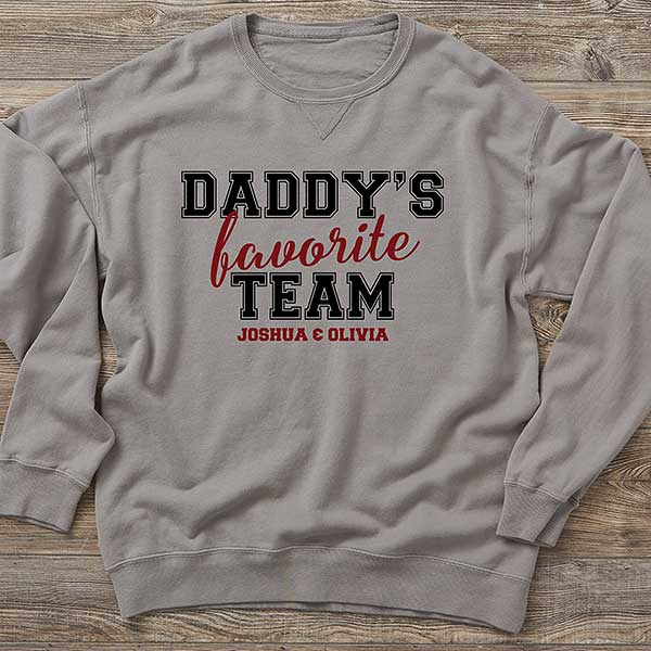 Dad's Favorite Team Personalized Men's Sweatshirts - 31159