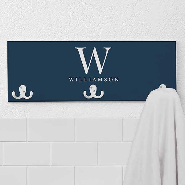 Moody Chic Personalized Towel Hook - 31170