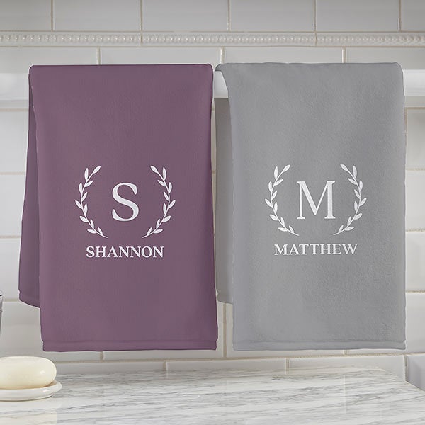 Personalized Towels, Hand Towels, Washcloths, Custom Washcloths, Monogram  Towels, Embroidered Towels, Wedding Gift, Towel With Name 