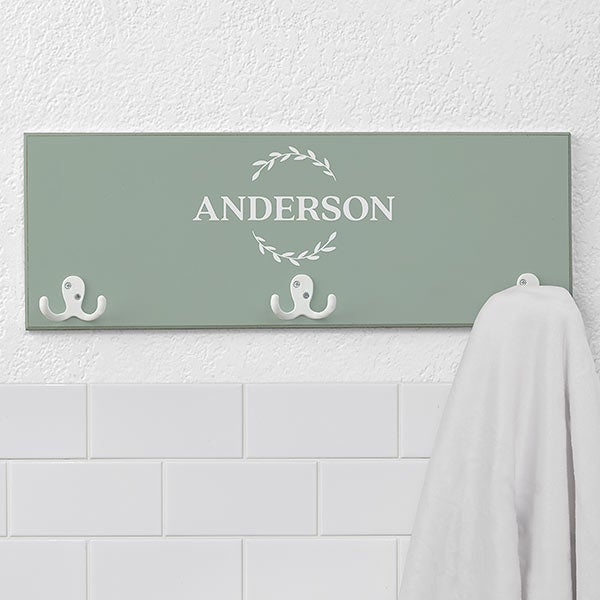 Laurel Initial Personalized Towel Hook - 31179