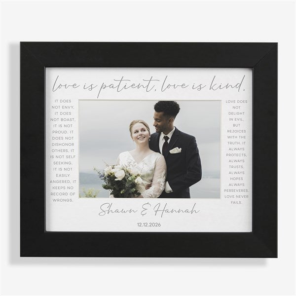 Love Is Patient Personalized Matted Frames - 31316