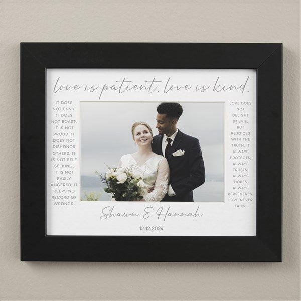 Love Is Patient Personalized Matted Frames - 31316