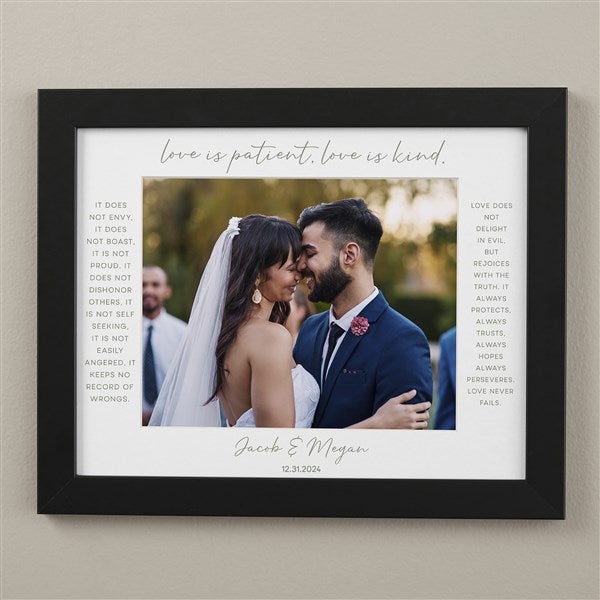Love Is Patient Personalized Matted Frames - 31316
