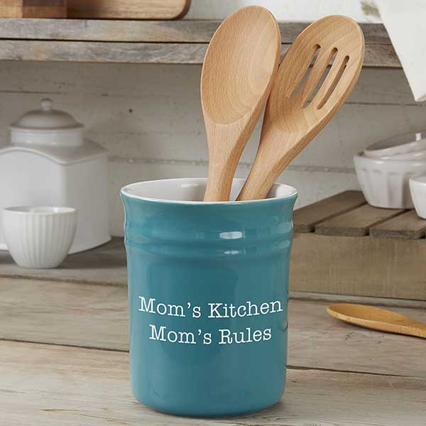 Personalized Classic Ceramic Utensil Holder - 31335