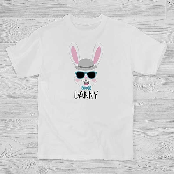 Build Your Own Boy Bunny Personalized Kids Easter Shirts - 31353