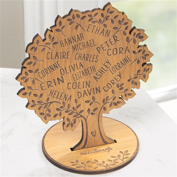 Family Tree Of Life Personalized Wood Keepsake - 31365