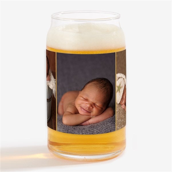 Photo Collage Personalized Beer Glasses - 31391