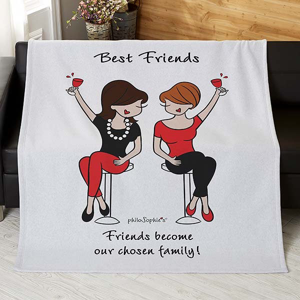 Best Friends philoSophie's Personalized Best Friend Blankets - 31447