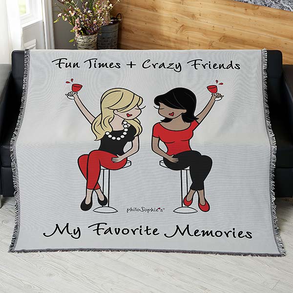 Best Friends philoSophie's Personalized Best Friend Blankets - 31447