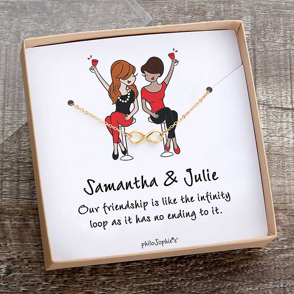 Best Friends philoSophie's Necklace with Personalized Card - 31449