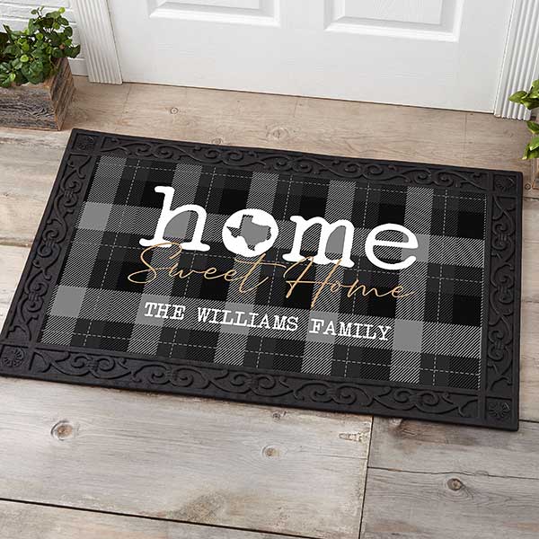 Home Sweet Home Personalized Doormats main image 1