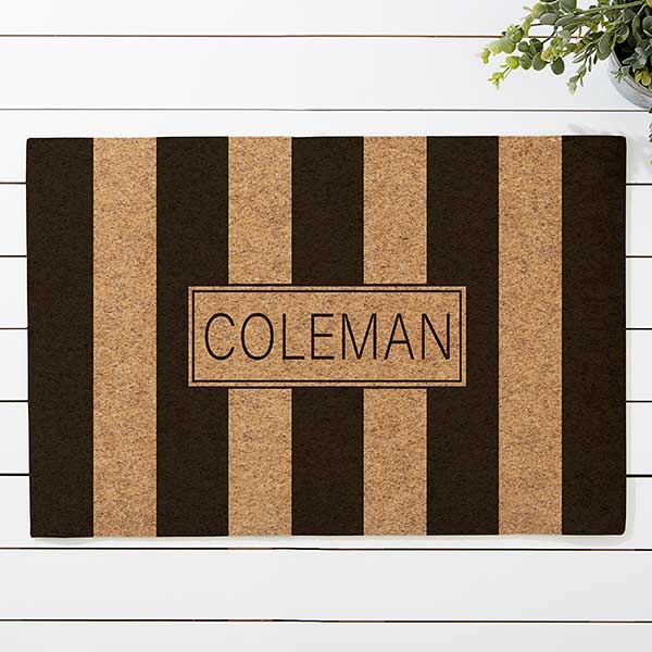 Choose Your Pattern Personalized Synthetic Coir Doormats - 31462