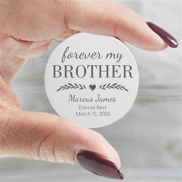 Forever My... Personalized Memorial Metal Pocket Token - 31502