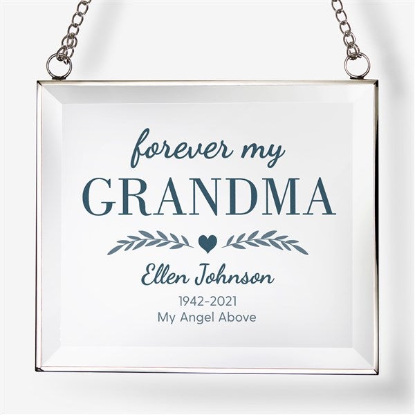 Forever My... Personalized Memorial Glass Suncatcher - 31508