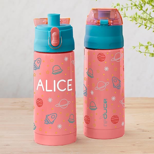 Outer Space Personalized 13oz Kids Insulated Water Bottles - 31582