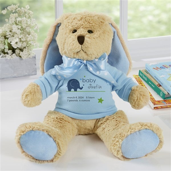 New Arrival Personalized Baby Tan Plush Bunny  - 31596
