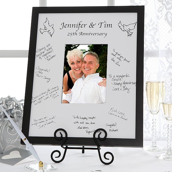 3160 - Wedding & Anniversary Personalized Signature Mat Frame