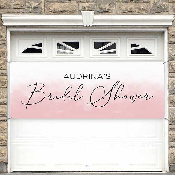 Watercolor Wedding Personalized Wedding Banners - 31602
