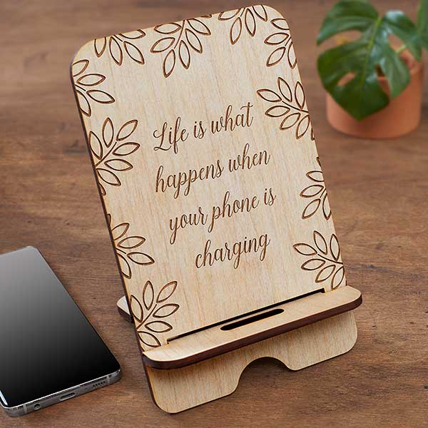 Create Your Own Personalized Wooden Phone Stands - 31611