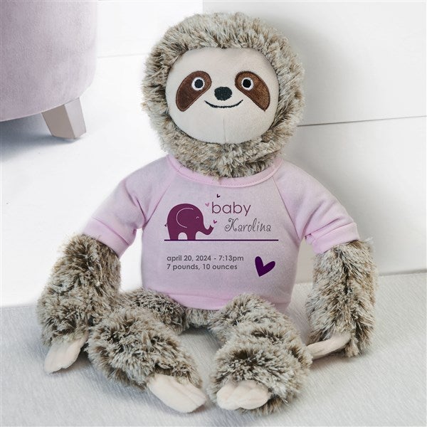New Arrival Personalized Baby Plush Sloth  - 31628