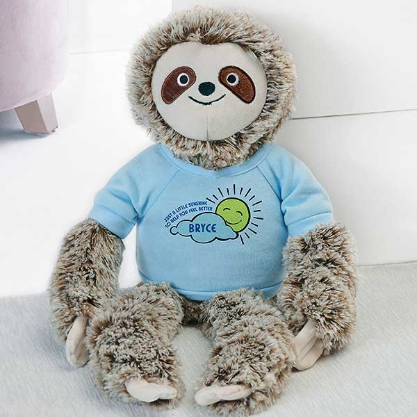 Get Well Personalized Plush Sloth  - 31632