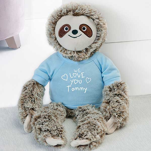 All My Love Personalized Plush Sloth Stuffed Animal - 31681
