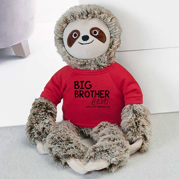 Personalized Plush Sloth - Big Brother  - 31693