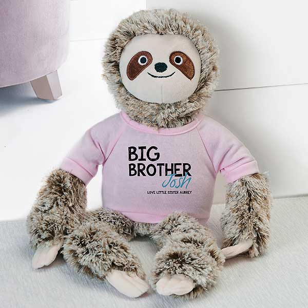 Personalized Plush Sloth - Big Brother  - 31693