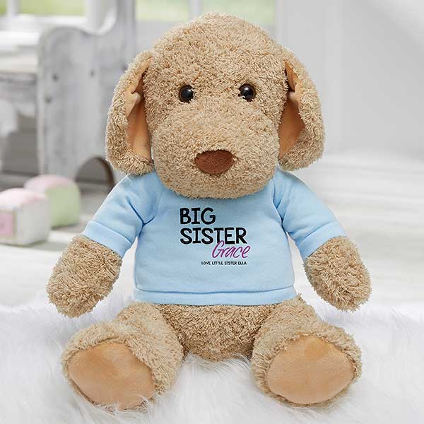 Big Sister Personalized Plush Dog  - 31698