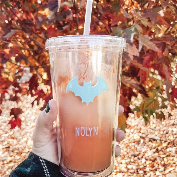 Choose Your Icon Personalized Halloween Insulated Tumbler with Straw