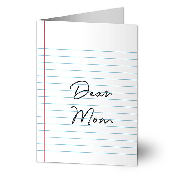 Letter to Mom Personalized Mother's Day Cards - 31853