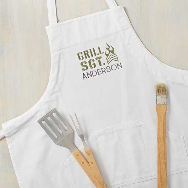 embroidered aprons