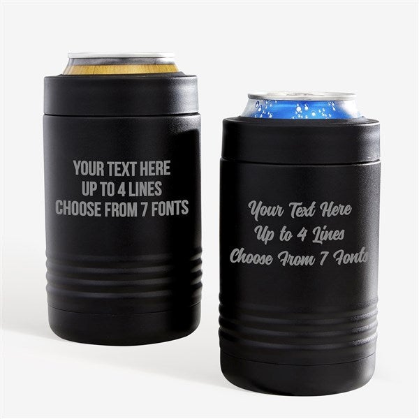 Any Message Stainless Insulated Beer Can Holder - 31883