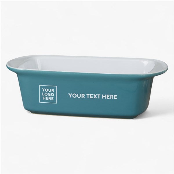 Personalized Logo Ceramic Bakeware - Turquoise  - 31891