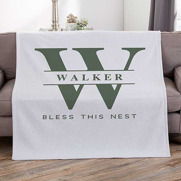 Lavish Last Name Personalized Blankets - 31901