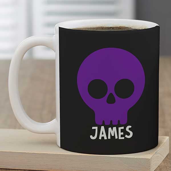 Jack-o'-Lantern Personalized Ceramic Halloween Coffee Mugs - 31955