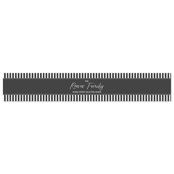 Spellbinding Stripes Personalized Table Runner - 16x120