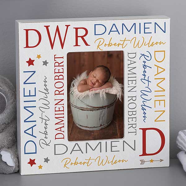 Star Struck Baby Boy Personalized Picture Frames - 31983