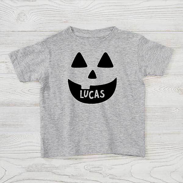 Jack-o'-Lantern Personalized Halloween Kids Shirts - 32005