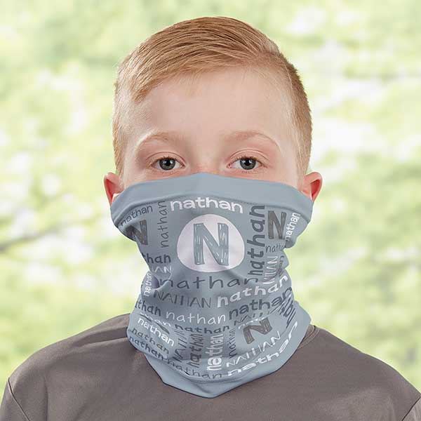 Youthful Name For Him Personalized Kid's Neck Gaiter - 32030