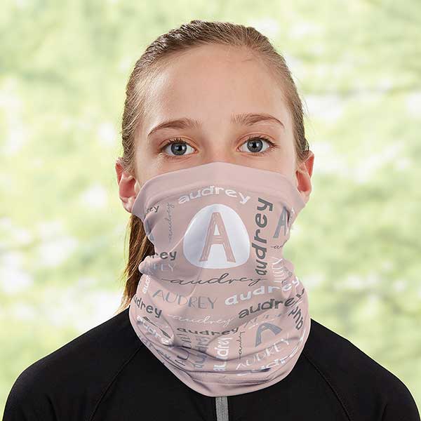 Youthful Name For Her Personalized Kid's Neck Gaiter - 32031