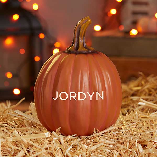 Family Initial Personalized Pumpkins - 32038