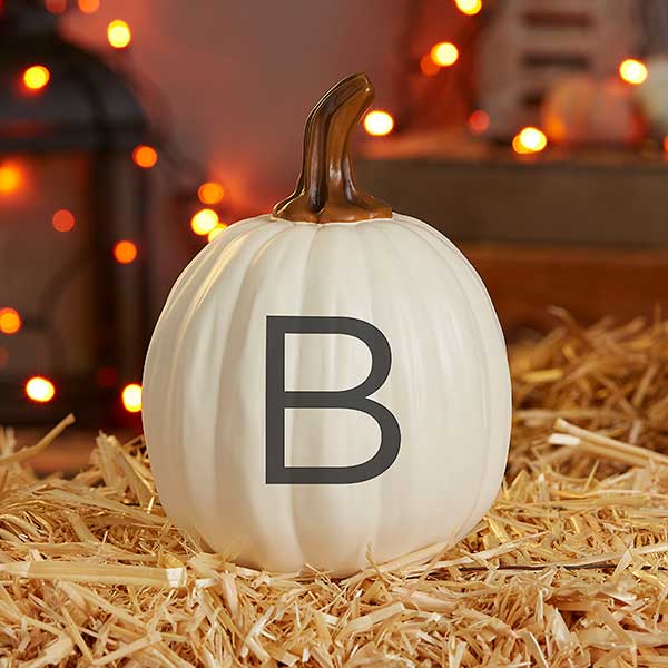 Family Initial Personalized Pumpkins - 32038