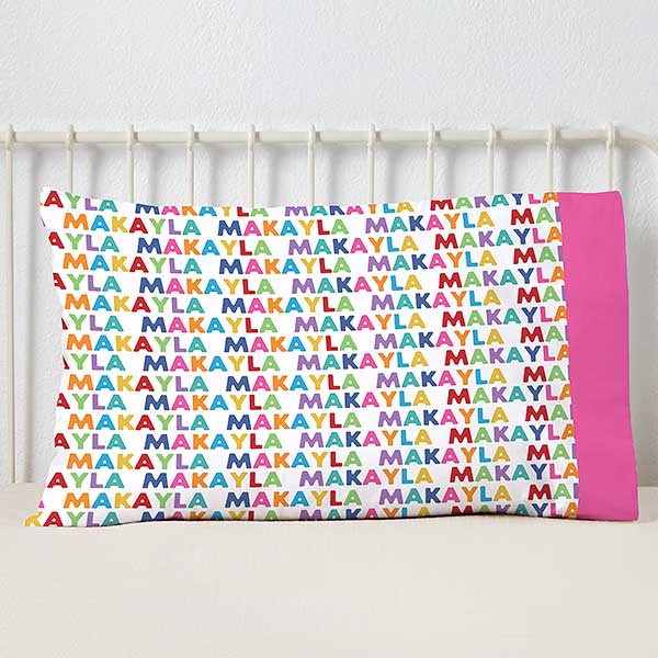 Vibrant Name For Her Personalized Pillowcase - 32056
